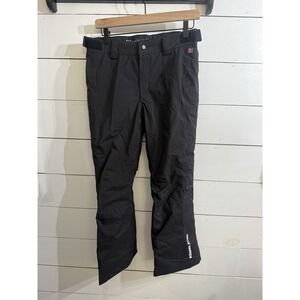Helly Hansen Helly Tech Ski Snowboard Pants Kids 12 Black‎ Insulated Waterproof